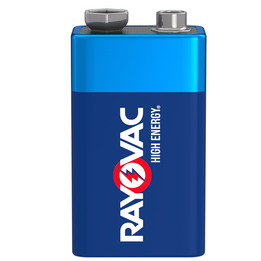 Rayovac 9-Volt Fusion Advanced Alkaline Batteries - For Multipurpose - 9 V DC - 2 / Pack