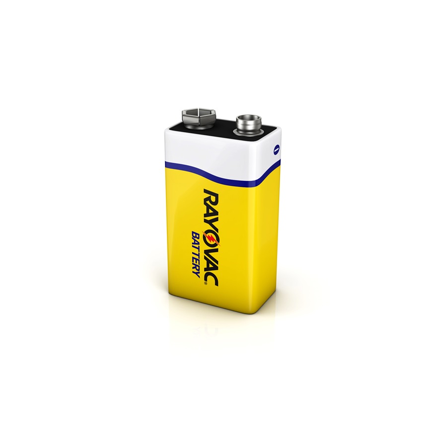 Zinc Carbon 9V Batteries - Rayovac